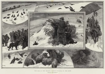 The End of the Season, Grouse-Driving in the Snow